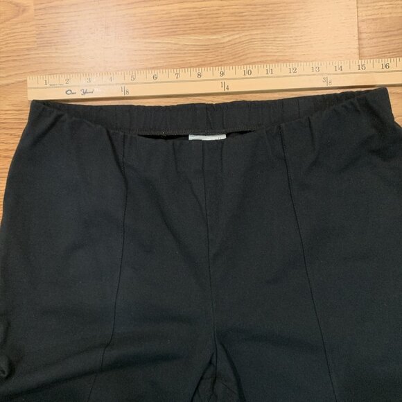 J.Jill Womens Ponte Dress Pants Boot Cut Pull On Black Size L - Picture 8 of 11